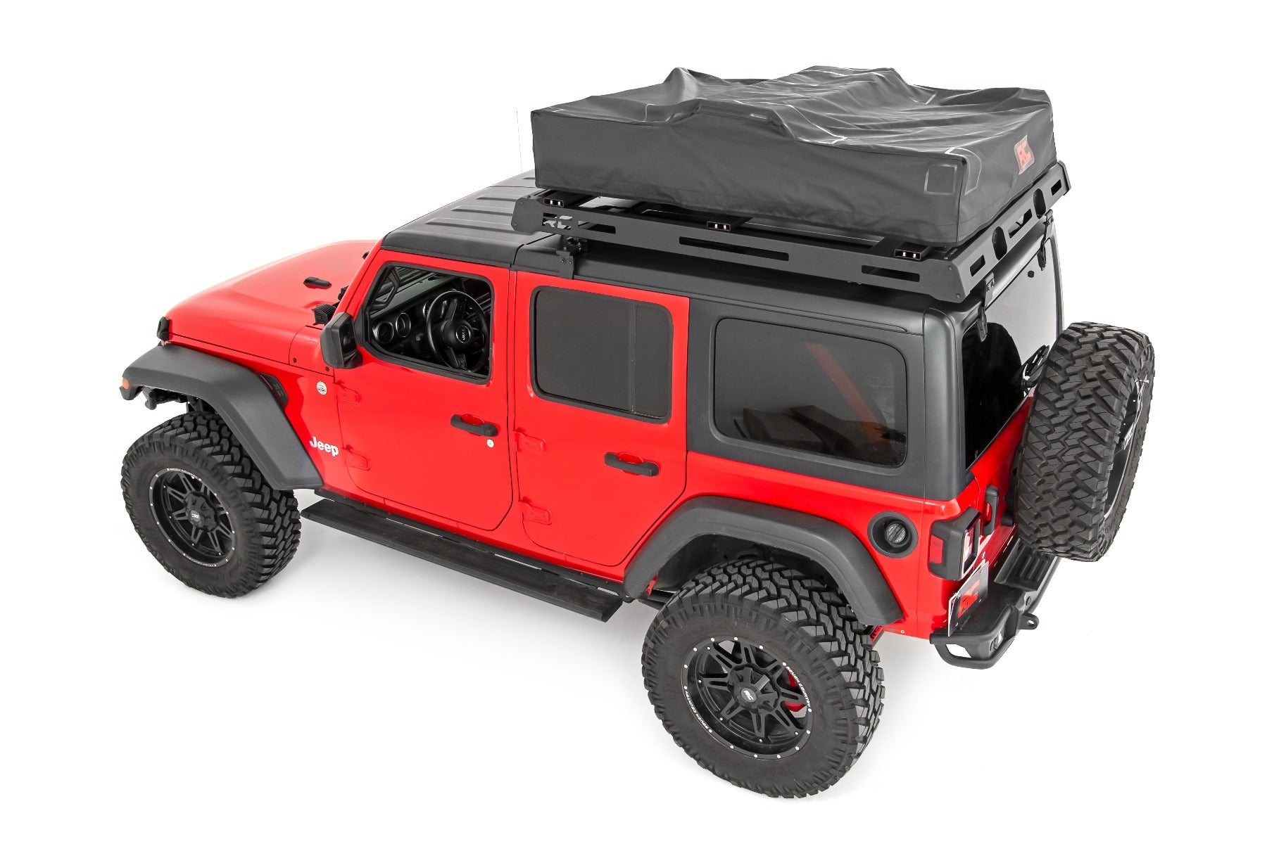 Rough Country | Roof Top Tent | Roof Top Tent Rack Mount 12 Volt Accessory and LED Light Kit Rough Country | 99050