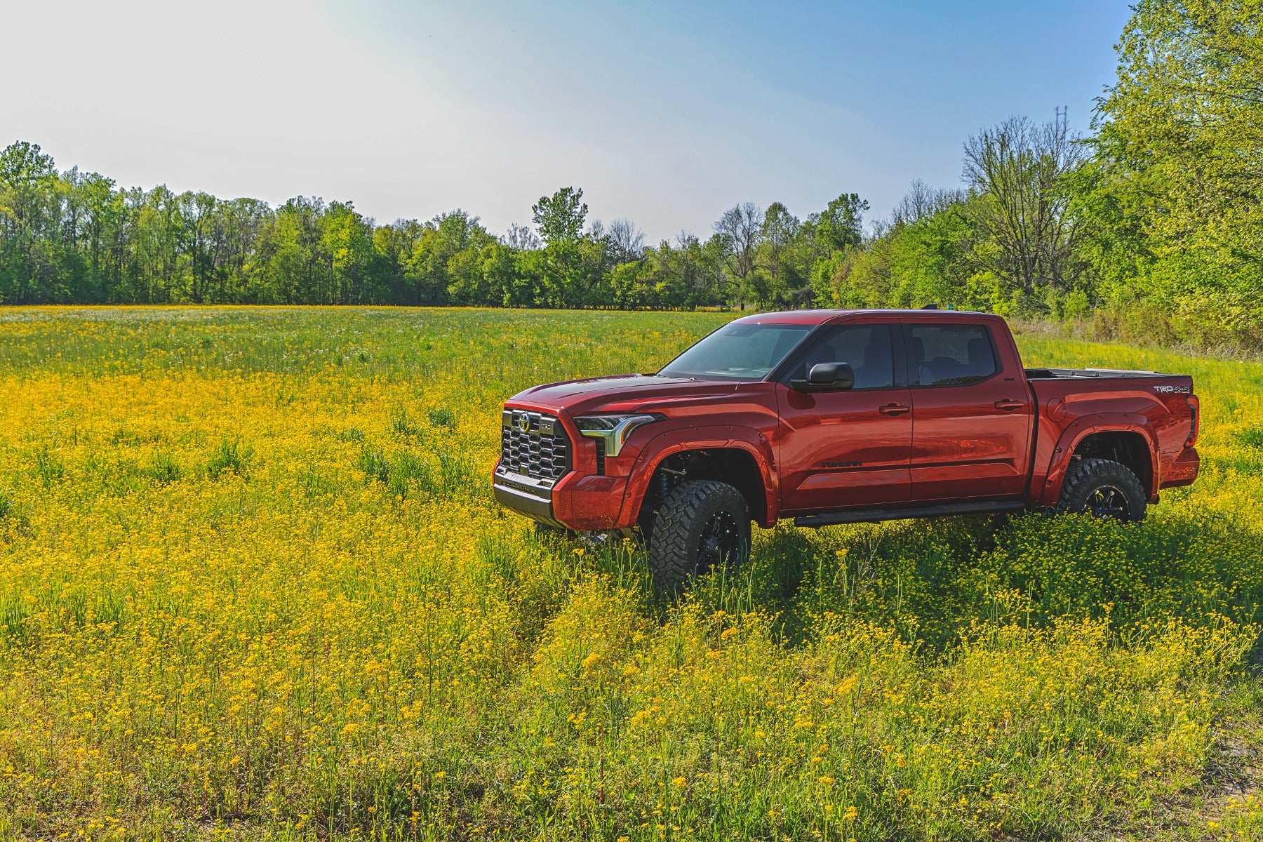 Rough Country | Fender Flares | Defender Pocket Fender Flare Wind Chill Pearl Toyota Tundra (22-23) Rough Country | A-T02224-O89