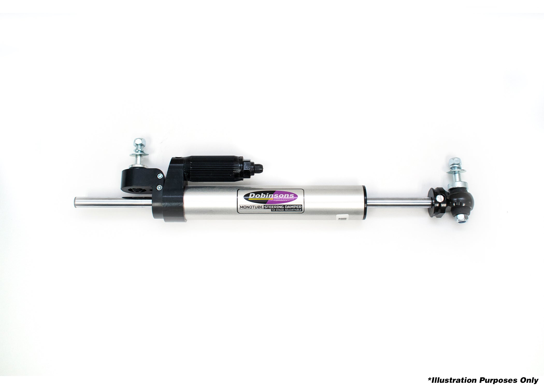 DOBINSONS | ADJUSTABLE ALUMINUM STEERING DAMPER | SS29A844