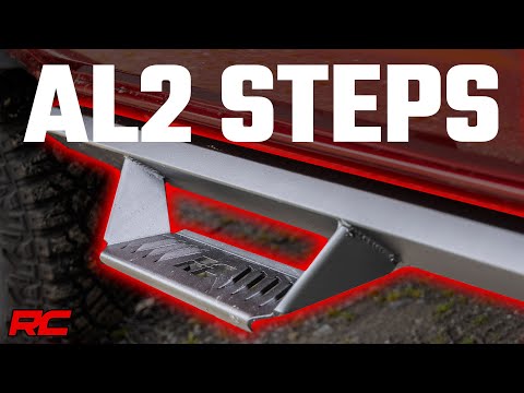 Rough Country | Side Steps | AL2 Drop Steps 2-Door Ford Bronco 4WD (21-23) Rough Country | AL321224
