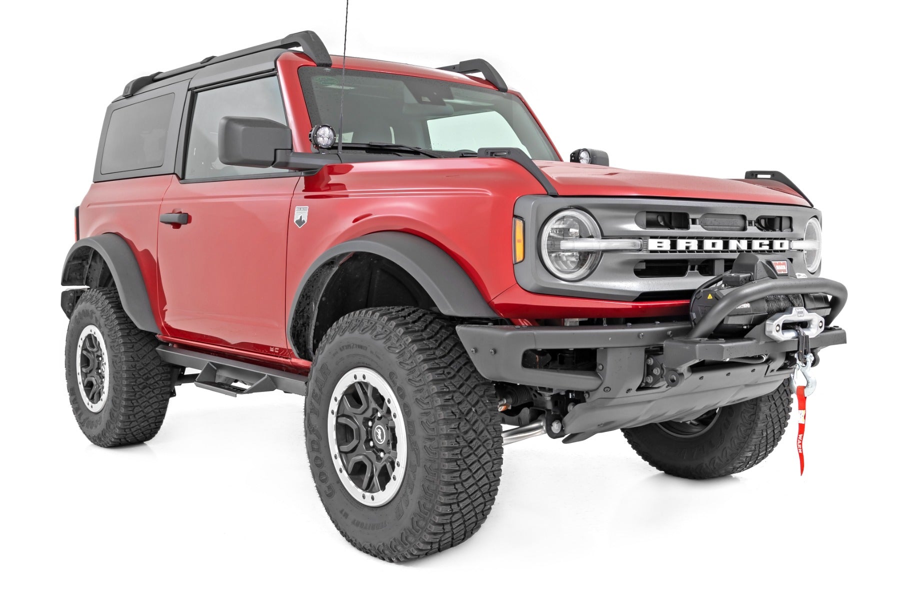 Rough Country | Side Steps | AL2 Drop Steps 2-Door Ford Bronco 4WD (21-23) Rough Country | AL321224