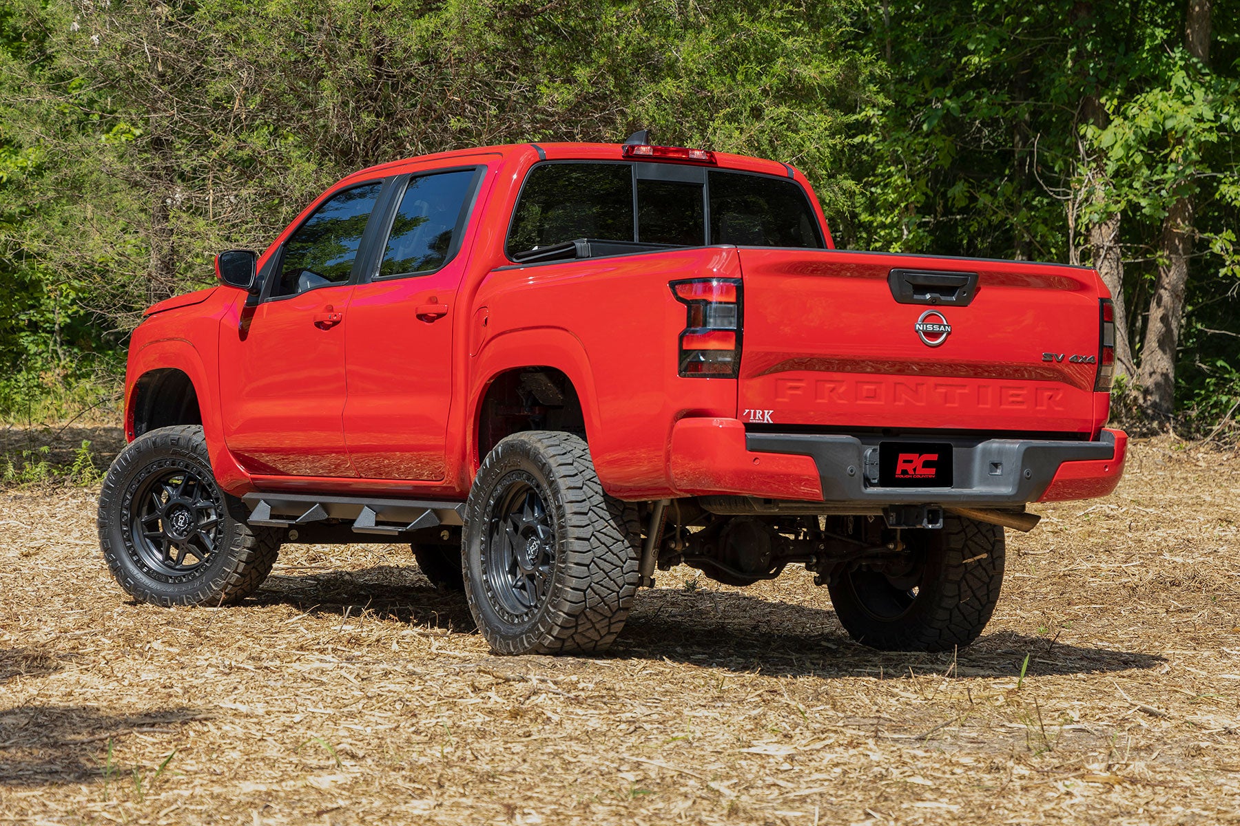 Rough Country | Side Steps | AL2 Drop Steps Crew Cab Nissan Frontier 2WD/4WD (05-23) Rough Country | AL622224