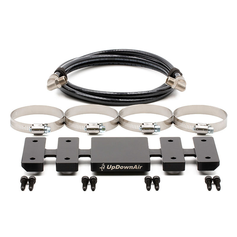 Up Down Air | Air Compressor | Compressor Mount & Connection Kit UTV for ARB & EGOI II Dual Air Compressor Black Up Down Air | ARB TUB-2000