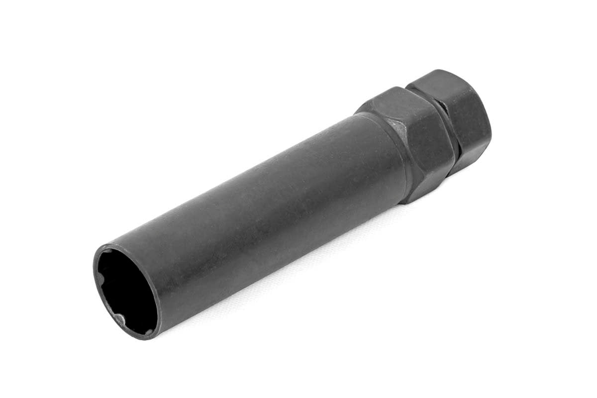 Rough Country | Wheel Lug Nut Kit|Tire & Wheel Accessories|Tire & Wheels | M14x2.0 Wheel Installation Kit w/Lug Nuts and Socket Key Chrome 24-Count Rough Country | ATD0418L24