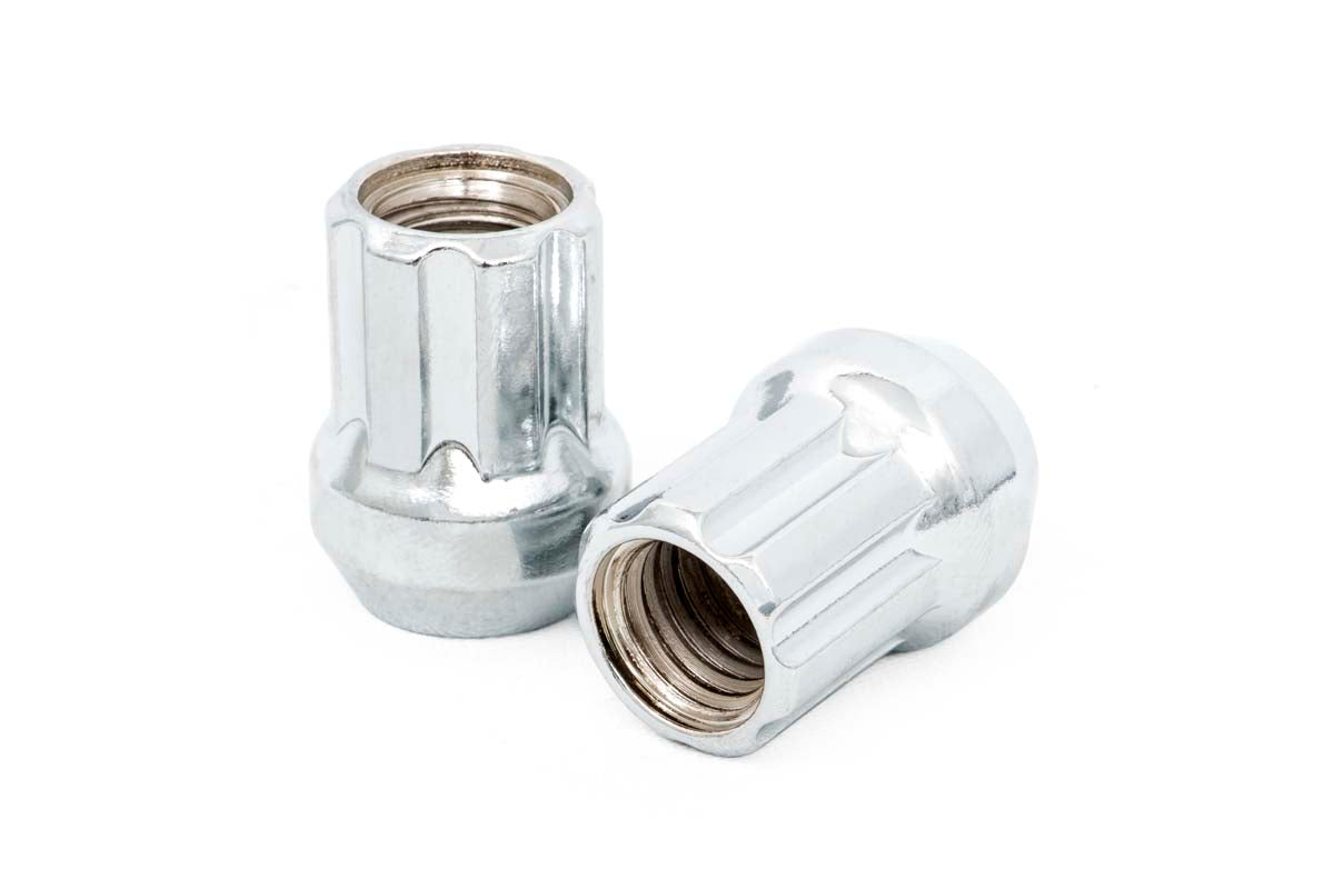 Rough Country | Wheel Lug Nut Kit|Tire & Wheel Accessories|Tire & Wheels | M14x2.0 Wheel Installation Kit w/Lug Nuts and Socket Key Chrome Open End 32-Count Rough Country | ATD0418OE32