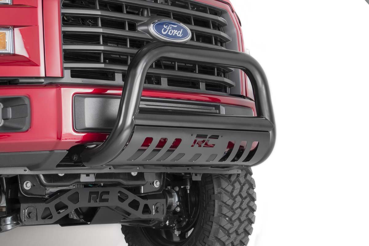 Rough Country | Bumper Bull Bar | Ford 04-Up V8 F-150 Bull Bar Black Rough Country | B-F2041