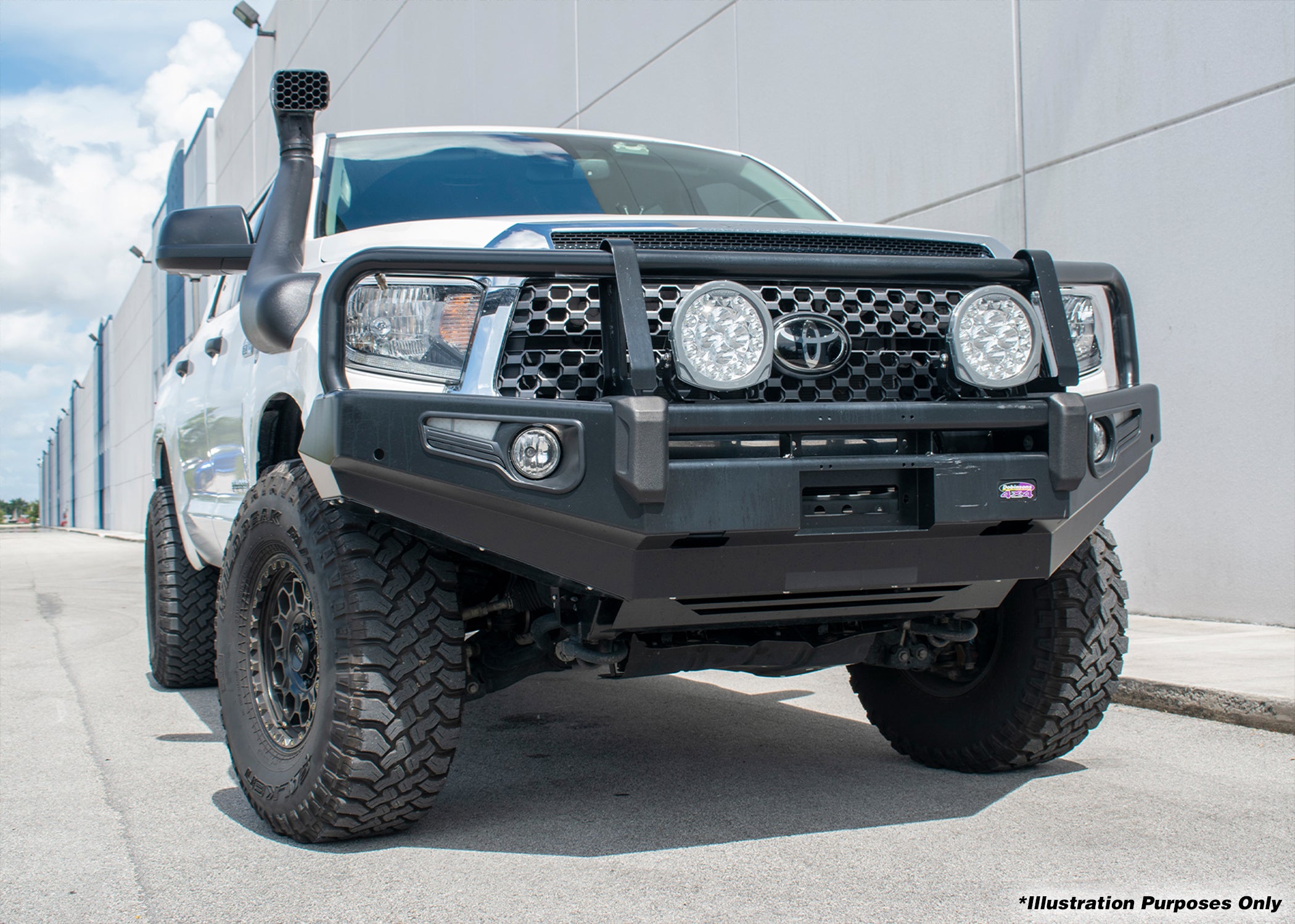 DOBINSONS | BULL BAR BLACK DELUXE FOR TOYOTA TUNDRA 2ND GEN 2007-2021 | BU59-5558