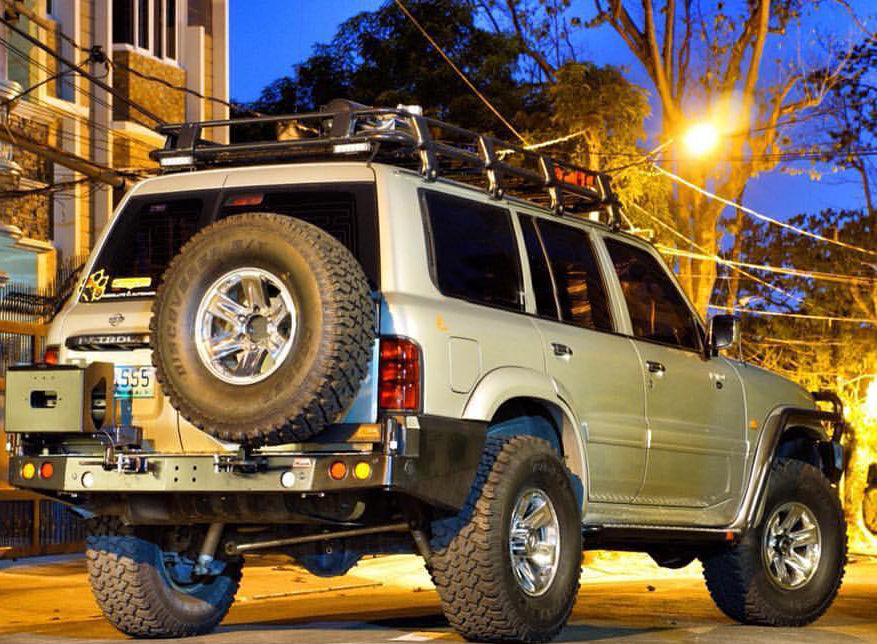 DOBINSONS | Rear Bumper With Swing Outs for Nissan Patrol Y61 GU 2006-2021 | BW80-4111