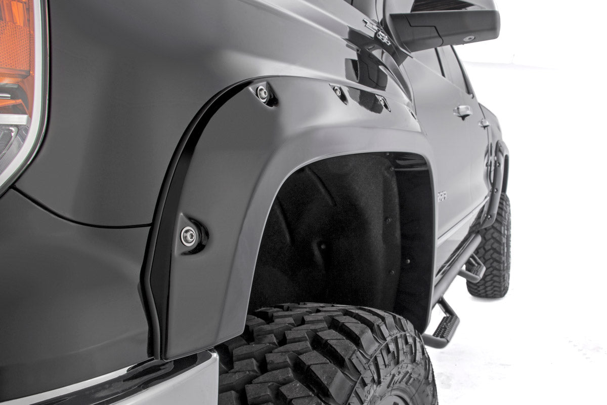 Chevrolet Pocket Fender Flares w/Rivets 14-15 Silverado 1500 Rough Country