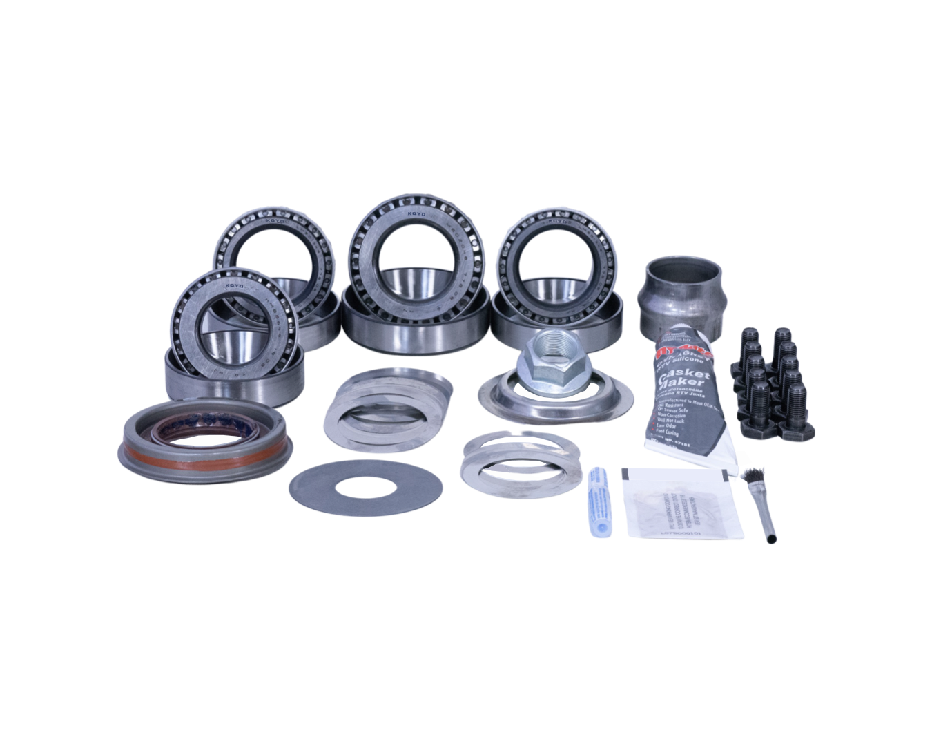 GM 14-Bolt Rear Axle 10.5 Inch 1988-97 Ring and Pinion Koyo Bearing Master Install Kit Revolution Gear