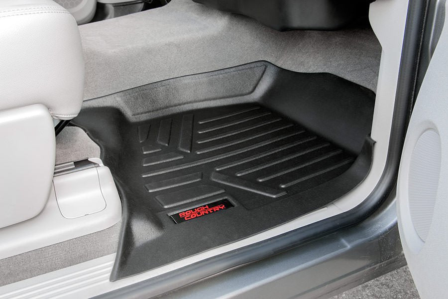 Rough Country | Floor Mats/Liners | Heavy Duty Floor Mats Front-07-13 Silverado/Sierra Rough Country | M-2071