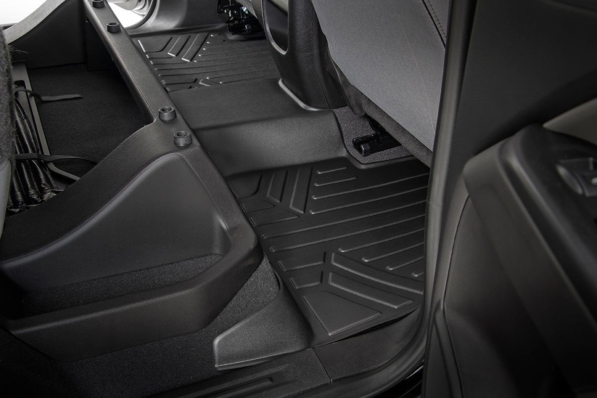 Rough Country | Floor Mats/Liners | Heavy Duty Floor Mats Front/Rear-15-22 Chevy Colorado/GMC Canyon Crew Cab Rough Country | M-21513