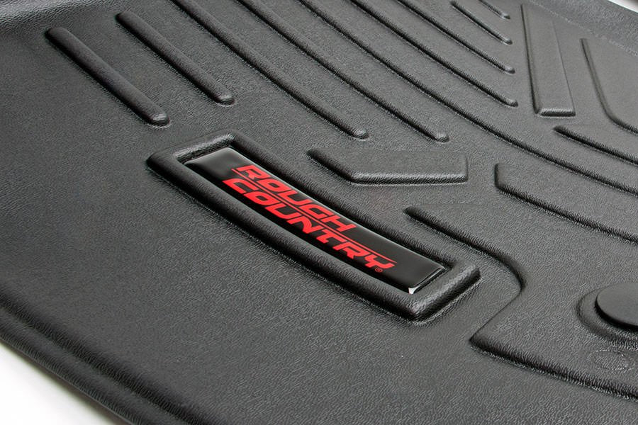 Rough Country | Floor Mats/Liners | Heavy Duty Floor Mats Front/Rear-99-06 Silverado/Sierra Crew Cab Rough Country | M-29913