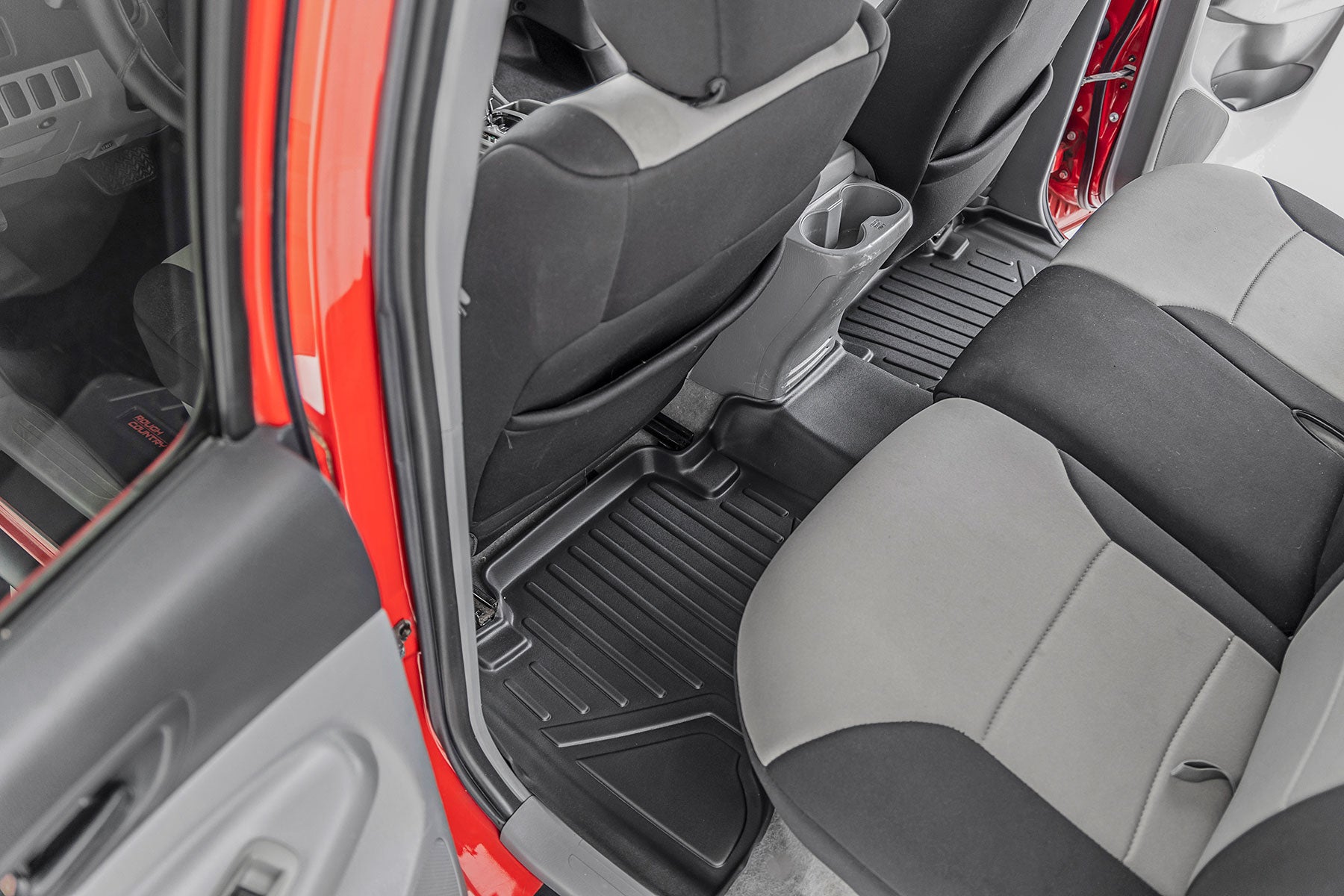 Rough Country | Floor Mats/Liners | Floor Mats Front and Rear Toyota Tacoma 2WD/4WD (2005-2011) Rough Country | M-75113