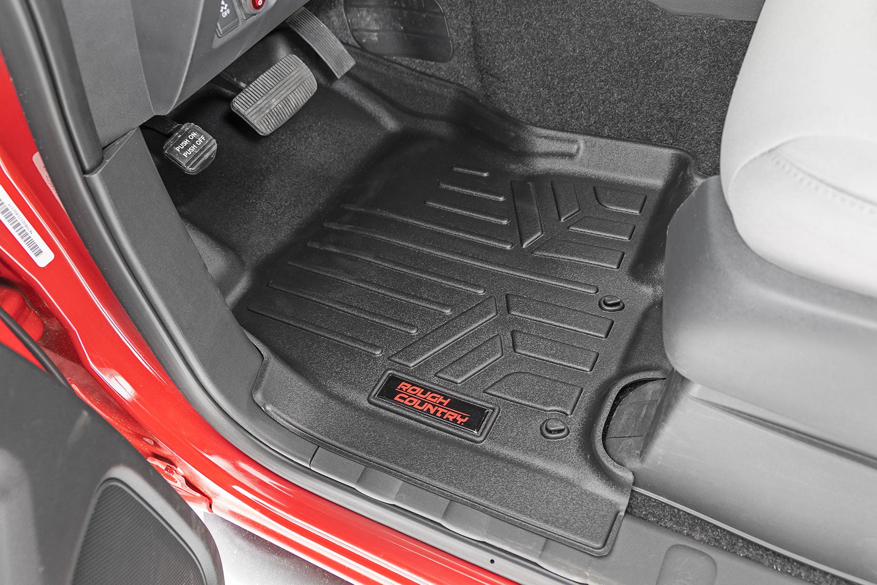 Rough Country | Floor Mats/Liners | Floor Mats Front Rear and Rear Row Crew Cab Nissan Frontier 2WD/4WD (22-23) Rough Country | M-80515