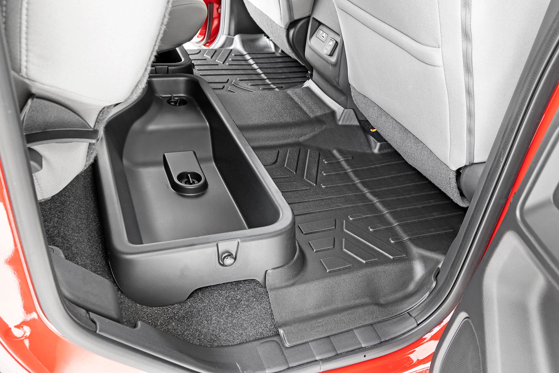 Rough Country | Floor Mats/Liners | Floor Mats Front Rear and Rear Row Crew Cab Nissan Frontier 2WD/4WD (22-23) Rough Country | M-80515