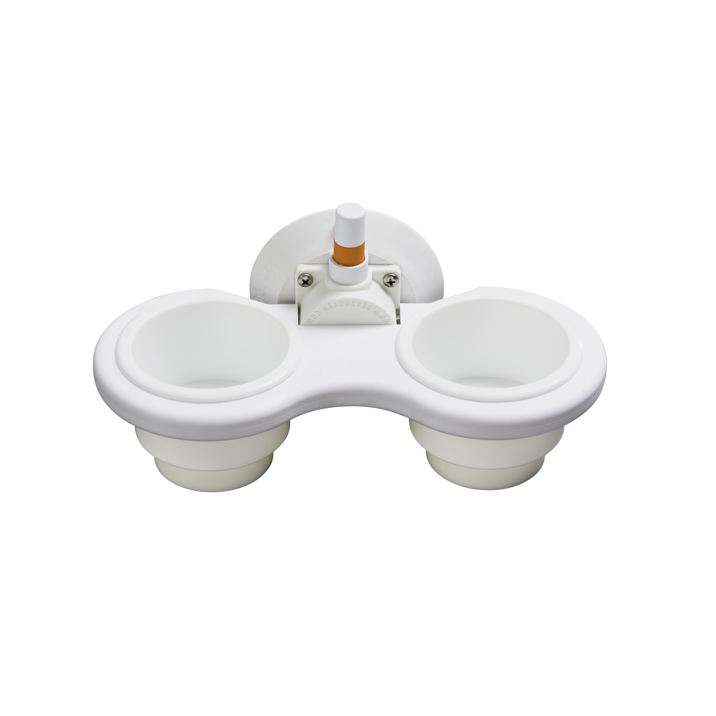 SeaSucker | Cup Holders | 2-Cup Holder Vertical 
(White or Black) | MC5301