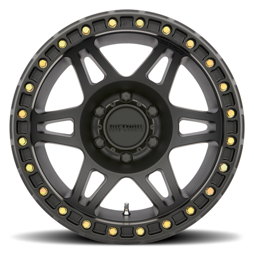 METHOD WHEELS | Aluminum Wheels 17x9 Beadlock MR106 Bolt Pattern 5 On 127 Offset -44 Lip Size 0 Matte Black MB Method | MR10679050544B