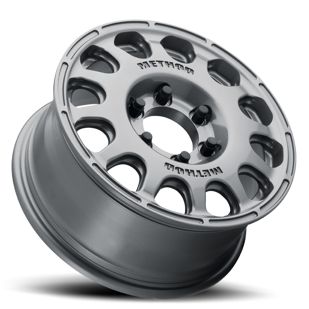 METHOD WHEELS | Aluminum Wheels 16x7 MR107 Bolt Pattern 6 On 139.7 Offset 45 Lip Size 0 Gloss Titanium Method | MR10767090845