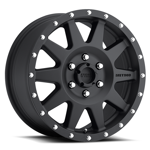 METHOD WHEELS | Aluminum Wheels 15x7 The Standard MR301 Bolt Pattern 6 On 139.7 Offset -6 Lip Size 2.36 Matte Black MB Method | MR30157060506N