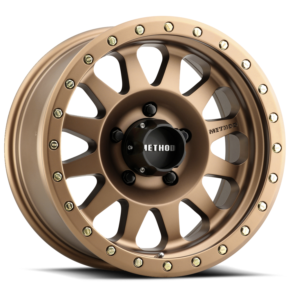 METHOD WHEELS | Aluminum Wheels 15x8 Double Standard MR304 Bolt Pattern 5 On 114.3 Offset -24 Lip Size 3.5 Method Bronze BRZ Method | MR30458012924N