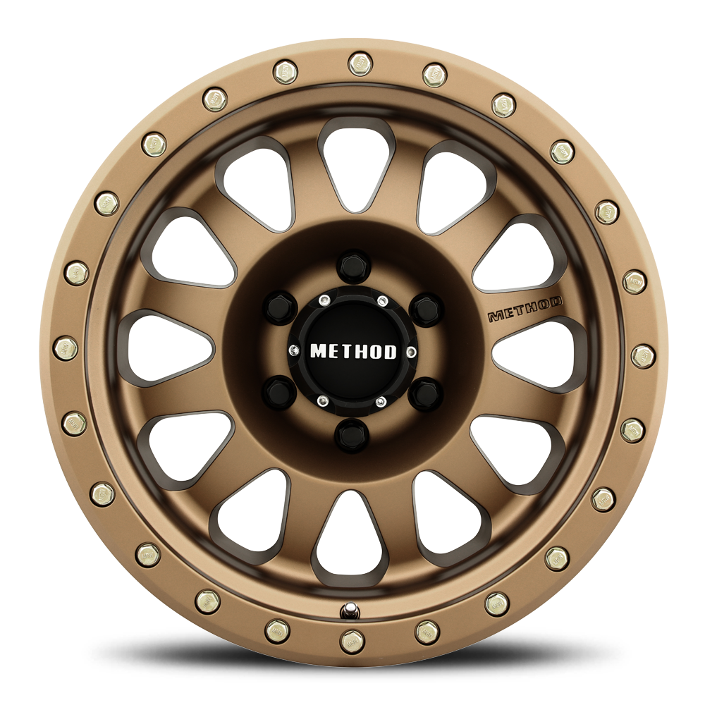 METHOD WHEELS | Aluminum Wheels 16x8 Double Standard MR304 Bolt Pattern 6 On 139.7 Offset 0 Lip Size 2.76 Method Bronze BRZ Method | MR30468060900