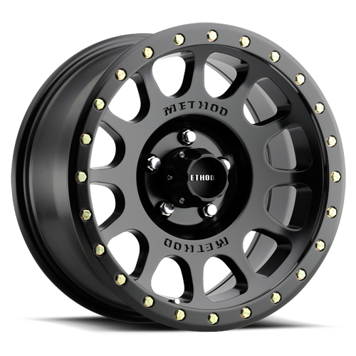 METHOD WHEELS | Aluminum Wheels 16x8 NV MR305 Bolt Pattern 5 On 114.3 Offset 0 Lip Size 1.57 Matte Black MB Method | MR30568012500