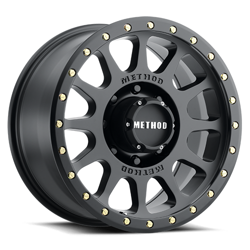 METHOD WHEELS | Aluminum Wheels 17x8.5 NV HD MR305 Bolt Pattern 8 On 180 Offset 0 Lip Size 1.26 Matte Black MB Method | MR30578588500H