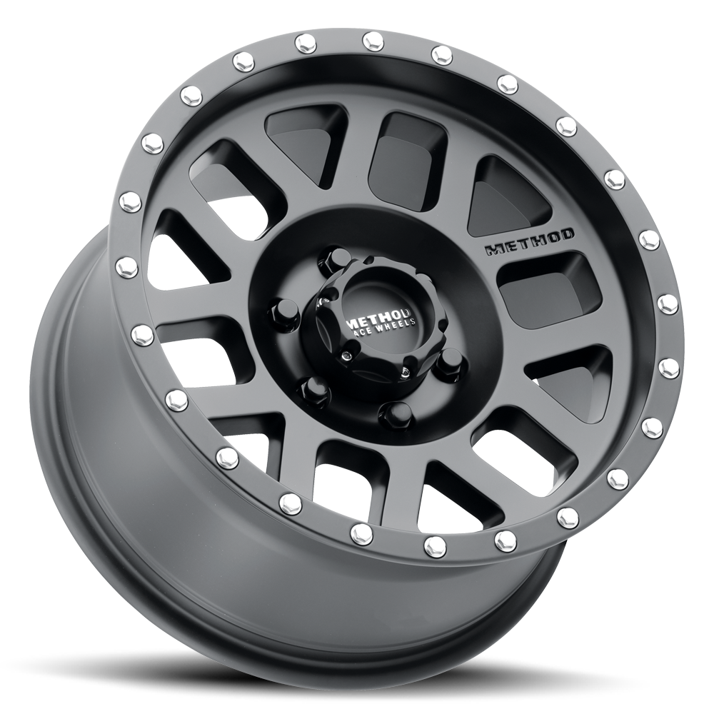 METHOD WHEELS | Aluminum Wheels 17x8.5 Mesh MR306 Bolt Pattern 6 On 135 Offset 0 Lip Size 1.81 Matte Black MB Method | MR30678516500