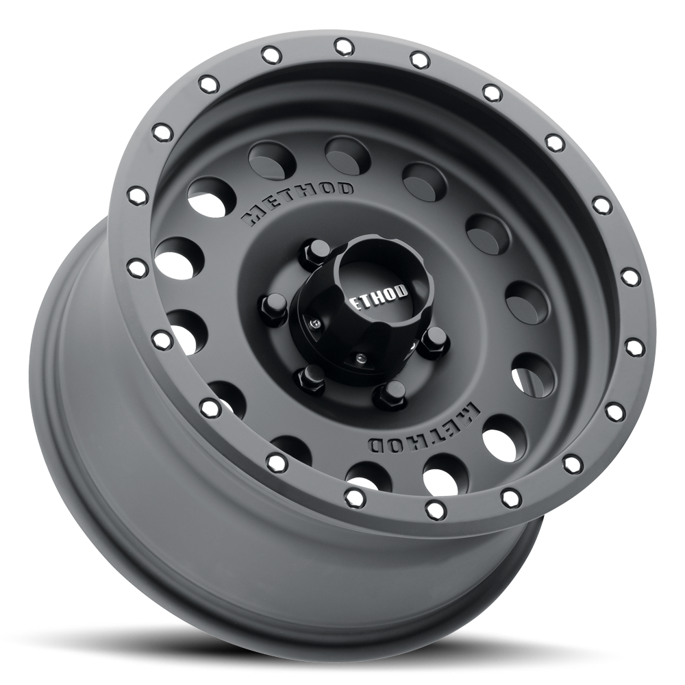 METHOD WHEELS | Aluminum Wheels 17x8.5 Hole MR307 Bolt Pattern 6 On 135 Offset 0 Lip Size 3.07 Matte Black MB Method | MR30778516500