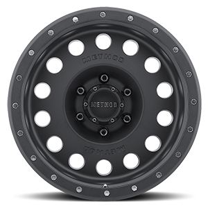 METHOD WHEELS | Aluminum Wheels 17x8.5 Hole MR307 Bolt Pattern 6 On 135 Offset 0 Lip Size 3.07 Matte Black MB Method | MR30778516500