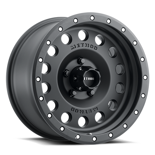 METHOD WHEELS | Aluminum Wheels 17x8.5 Hole MR307 Bolt Pattern 5 On 127 Offset 0 Lip Size 3.07 Matte Black MB Method | MR30778550500