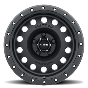METHOD WHEELS | Aluminum Wheels 17x8.5 Hole MR307 Bolt Pattern 5 On 127 Offset 0 Lip Size 3.07 Matte Black MB Method | MR30778550500