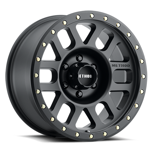 METHOD WHEELS | Aluminum Wheels 17x8.5 Grid MR309 Bolt Pattern 6 On 135 Offset 0 Lip Size 1.61 Titanium GY Black Street Loc Method | MR30978516800