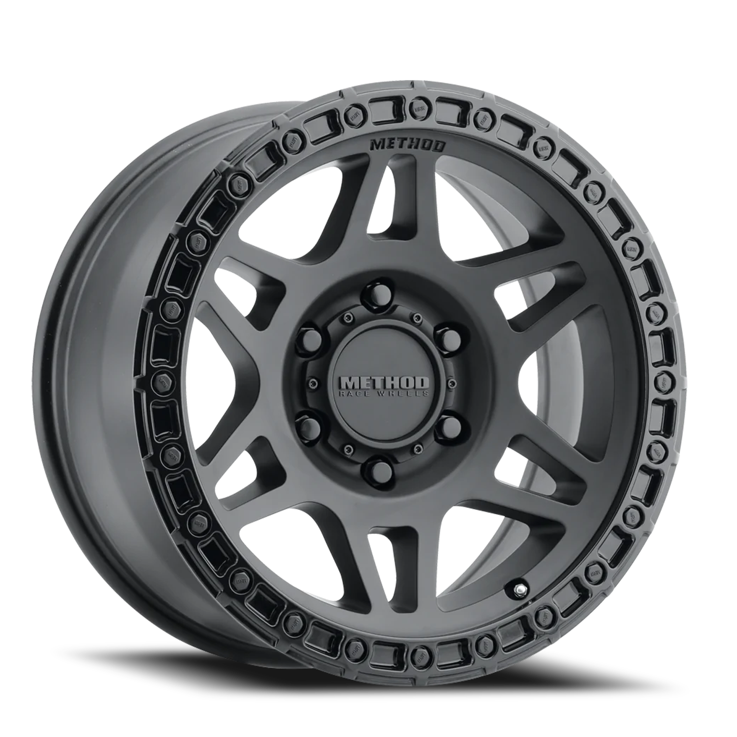 METHOD WHEELS | Aluminum Wheels 17x8.5 MR312 Bolt Pattern 6 On 135 Offset 0 Lip Size 0.98 Double Matte Black MBGL Gloss Black Lip Method | MR312785161000