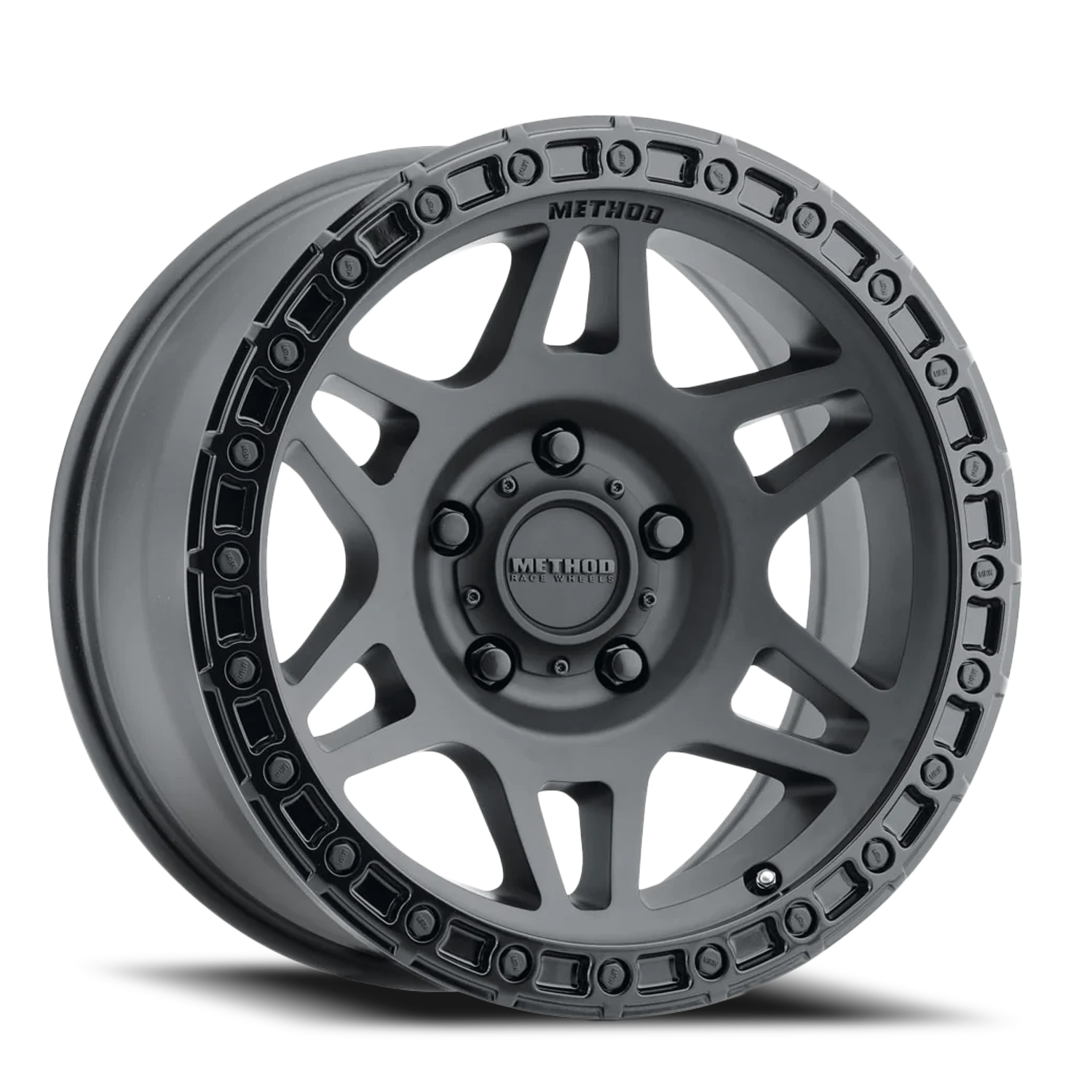 METHOD WHEELS | Aluminum Wheels 17x8.5 MR312 Bolt Pattern 5 On 150 Offset 0 Lip Size 0.98 Double Matte Black MBGL Gloss Black Lip Method | MR312785581000