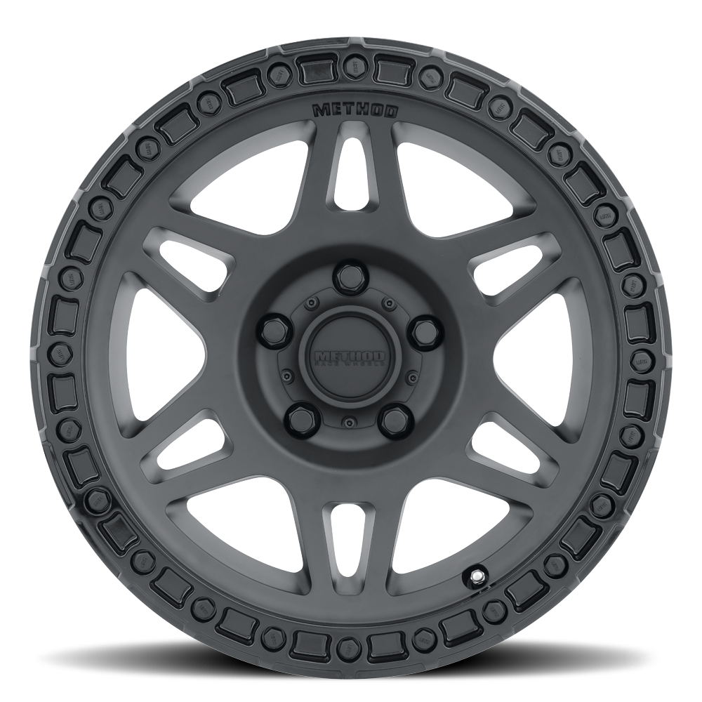 METHOD WHEELS | Aluminum Wheels 17x8.5 MR312 Bolt Pattern 5 On 150 Offset 0 Lip Size 0.98 Double Matte Black MBGL Gloss Black Lip Method | MR312785581000