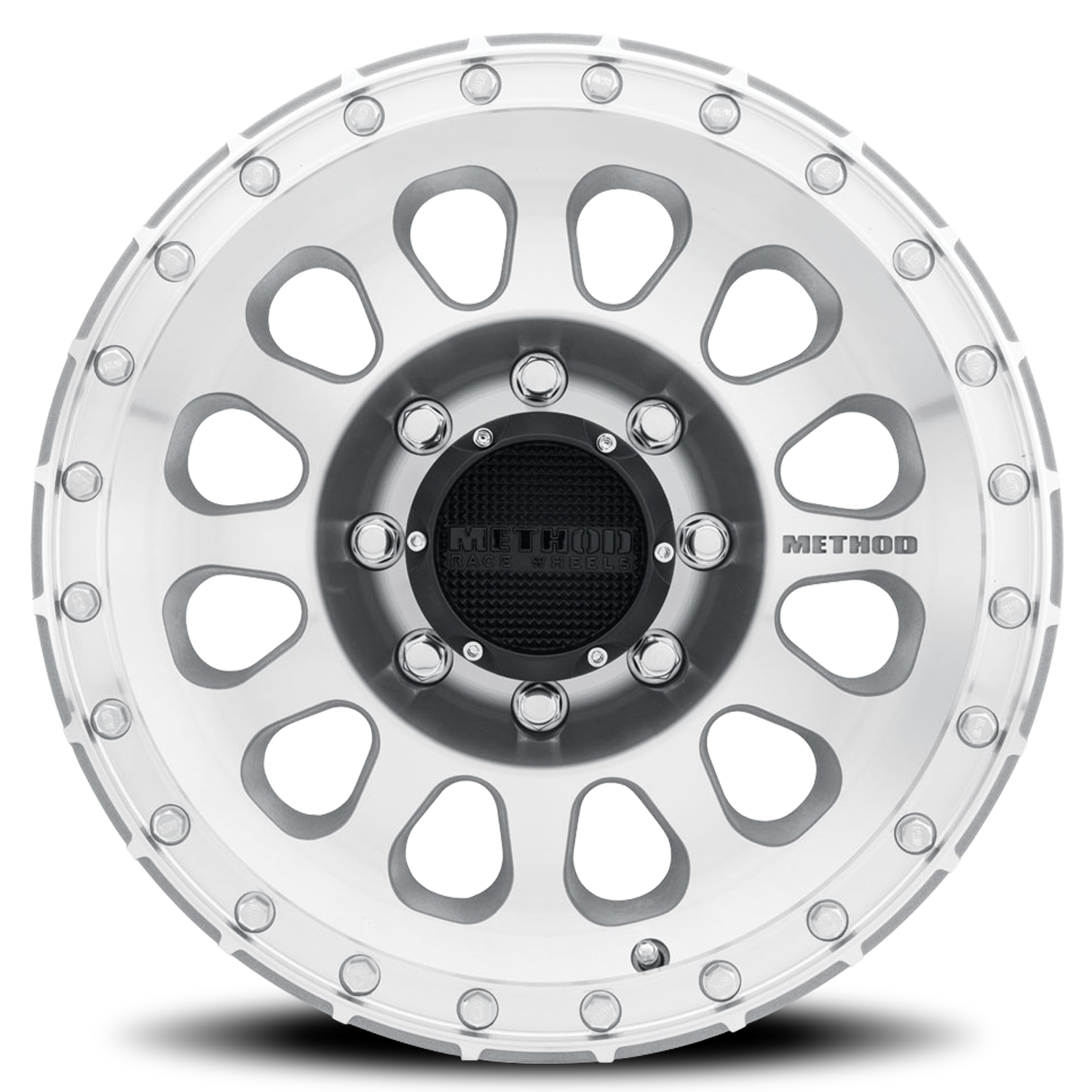 METHOD WHEELS | Aluminum Wheels 17x8.5 MR315 Bolt Pattern 8 On 165.1 Offset 25 Lip Size 1.89 Machined SL Clear Coat Method | MR31578580325