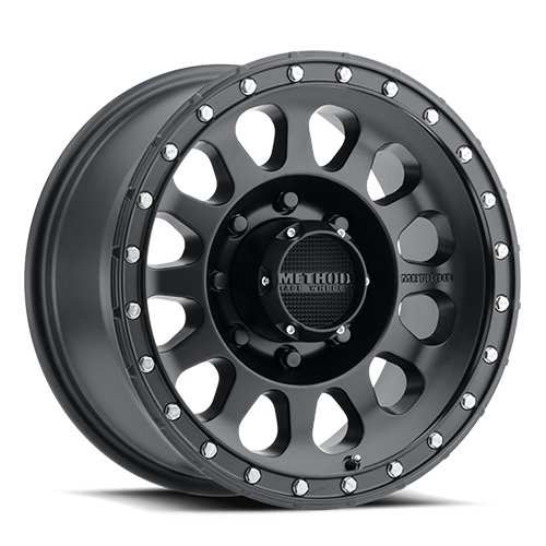 METHOD WHEELS | Aluminum Wheels 17x8.5 MR315 Bolt Pattern 8 On 170 Offset 0 Lip Size 1.65 Matte Black MB Method | MR31578587500