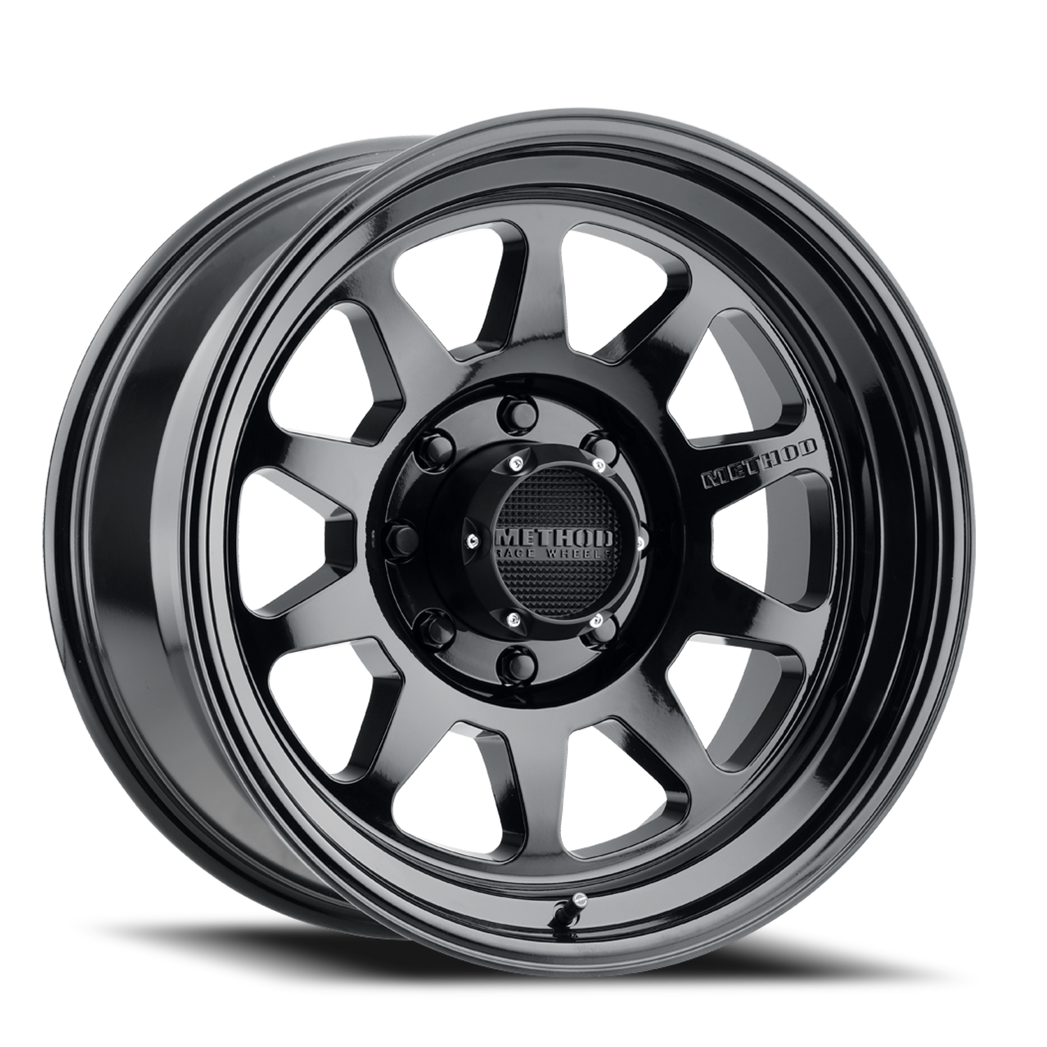 METHOD WHEELS | Aluminum Wheels 20x10 MR316 Bolt Pattern 8 On 165.1 Offset -18 Lip Size 3.03 Gloss Black GB Method | MR316210801318N