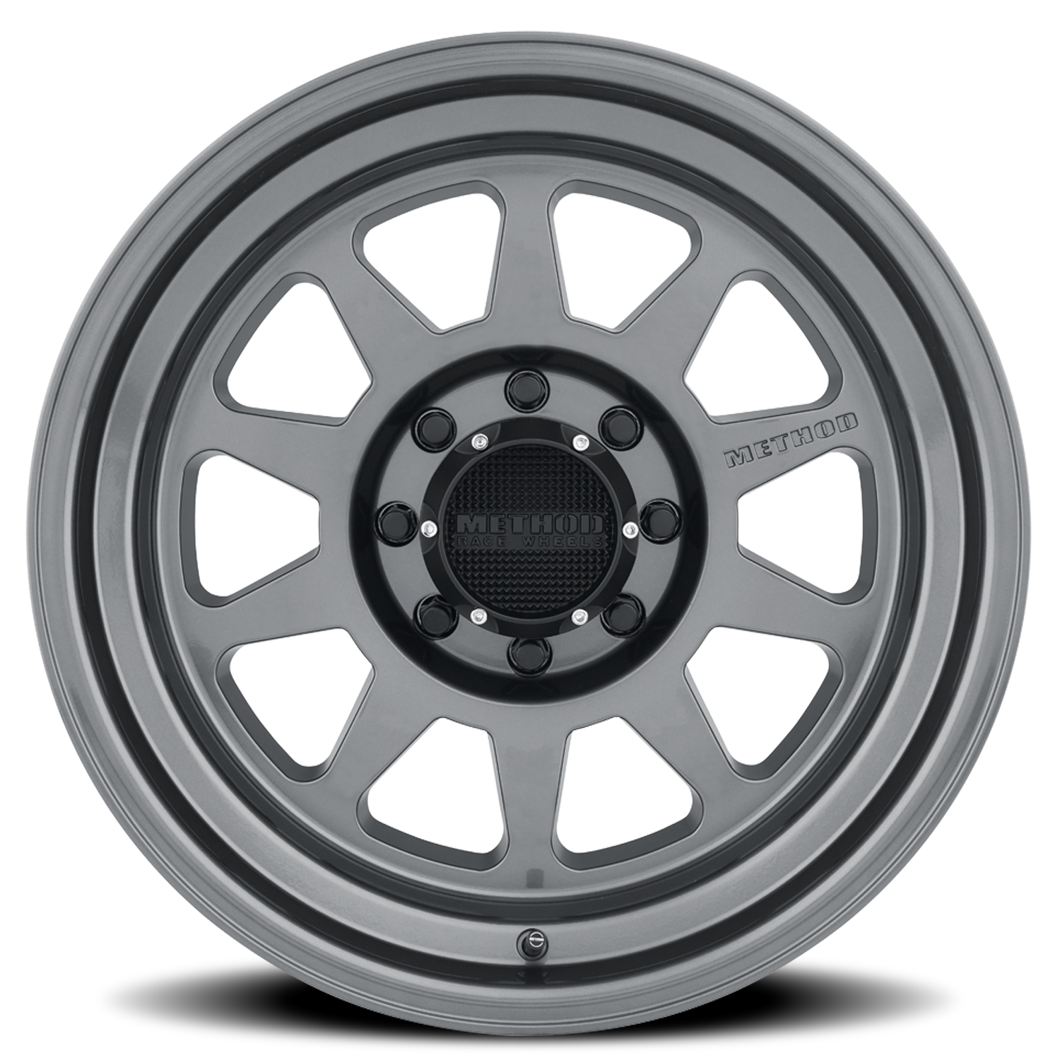 METHOD WHEELS | Aluminum Wheels 20x10 MR316 Bolt Pattern 8 On 180 Offset -18 Lip Size 3.03 Gloss Titanium TT Method | MR31621088818N