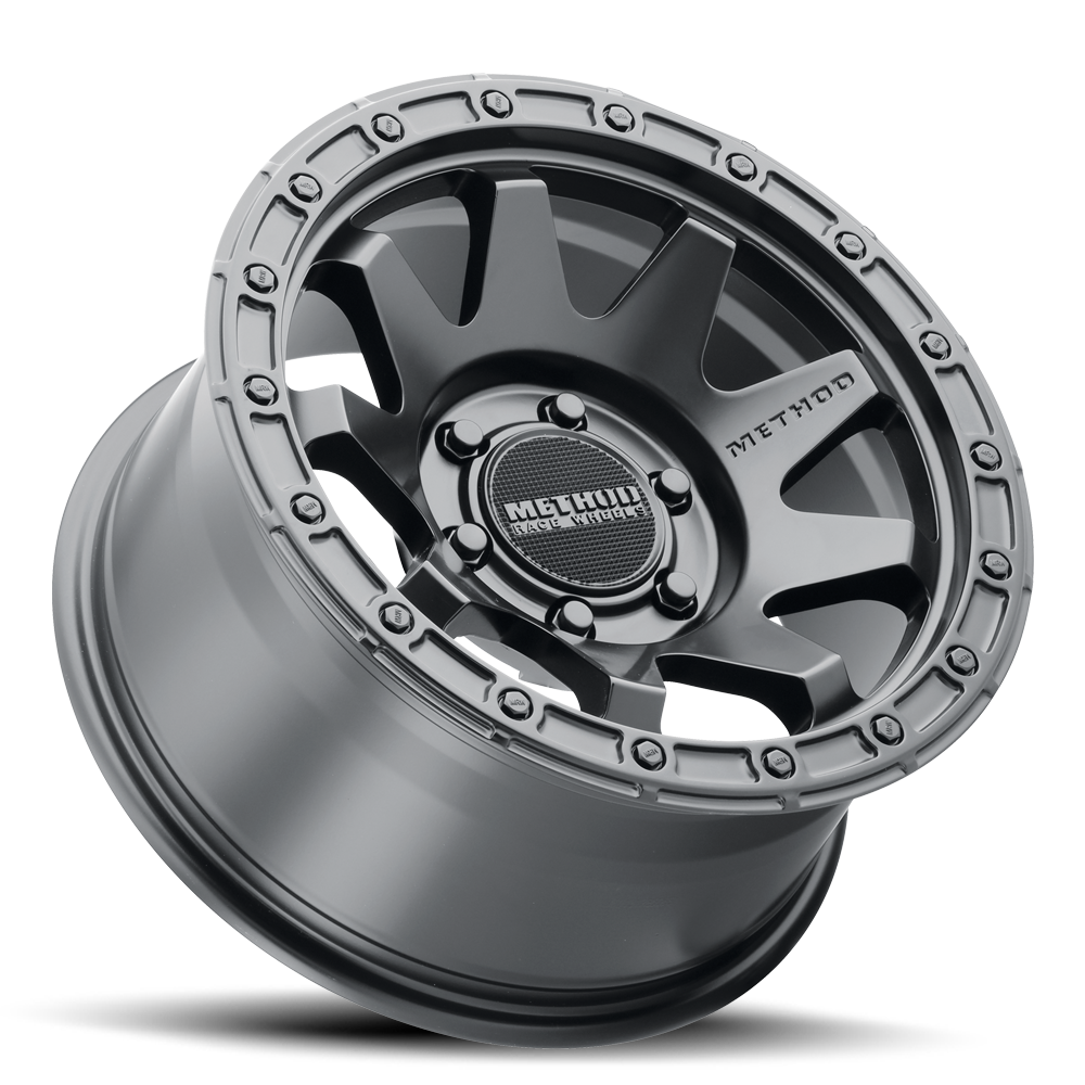 METHOD WHEELS | Aluminum Wheels 17x8.5 MR317 Bolt Pattern 5 On 127 Offset 0 Lip Size 0.83 Matte Black MB Method | MR31778550500