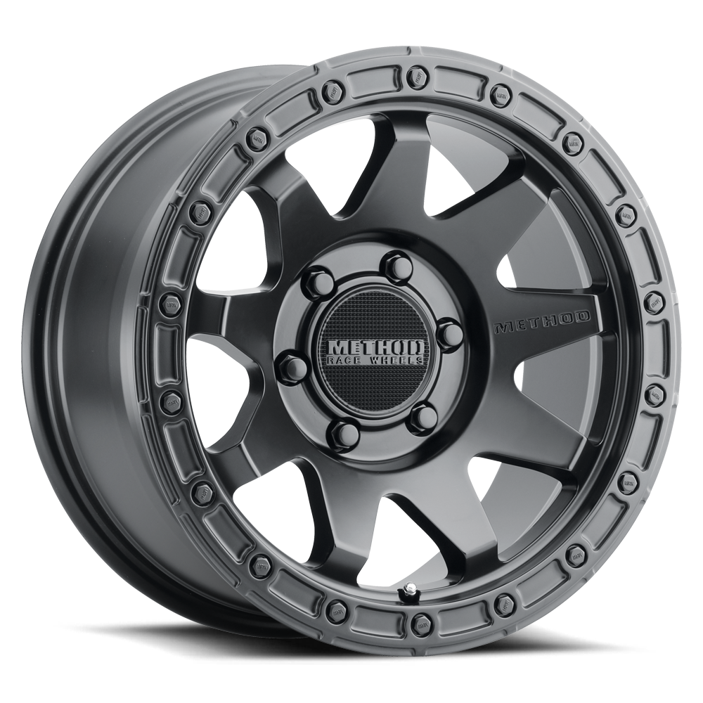 METHOD WHEELS | Aluminum Wheels 17x8.5 MR317 Bolt Pattern 5 On 150 Offset 0 Lip Size 0.83 Matte Black MB Method | MR31778558500
