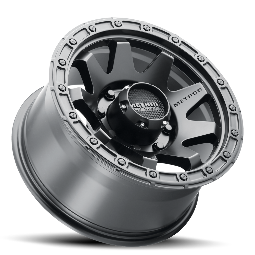 METHOD WHEELS | Aluminum Wheels 17x8.5 MR317 Bolt Pattern 8 On 170 Offset 0 Lip Size 0.83 Matte Black MB Method | MR31778587500