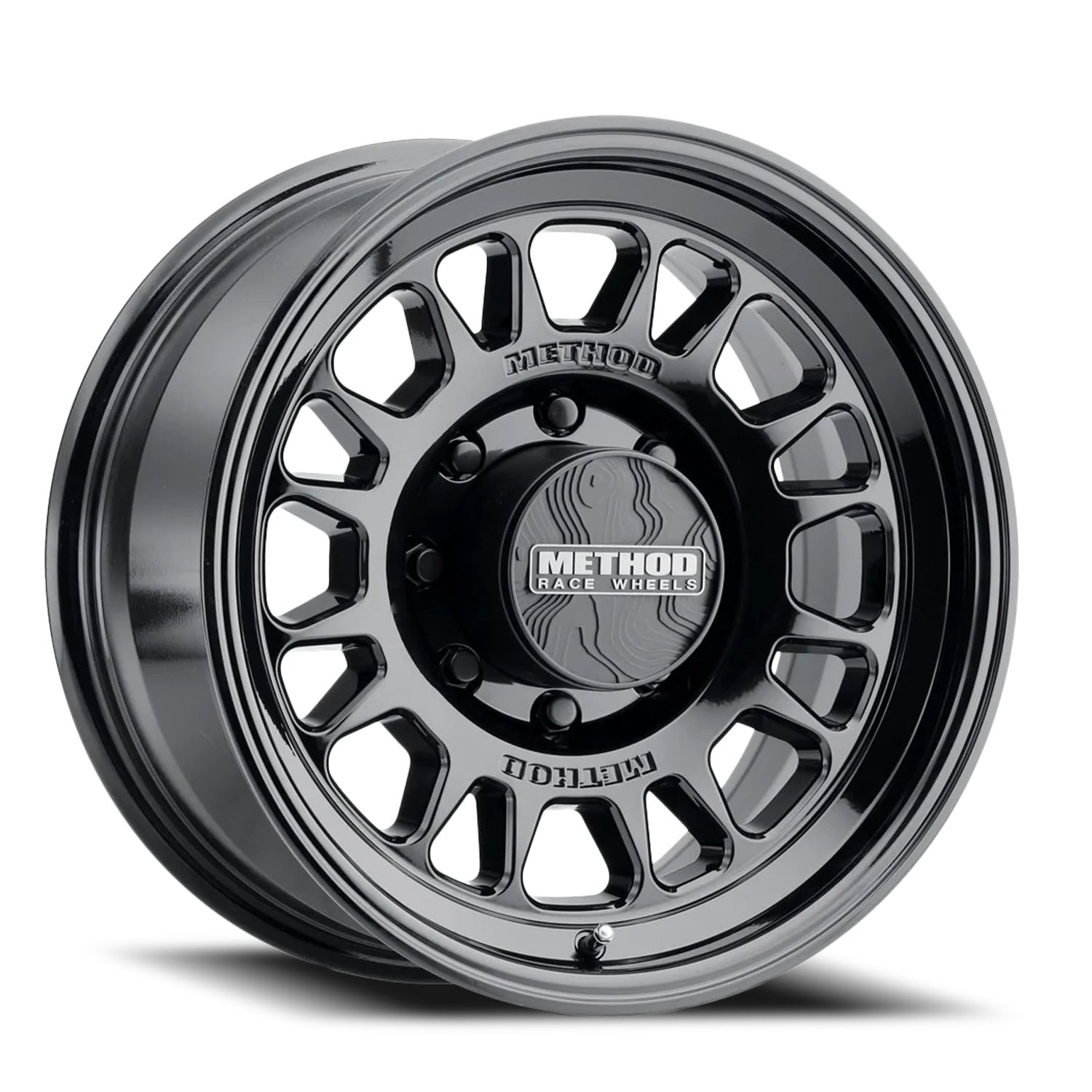 METHOD WHEELS | Aluminum Wheels 17x8.5 MR318 Bolt Pattern 8 On 165.1 Offset 0 Lip Size 1.89 Gloss Black GB Method | MR318785801300