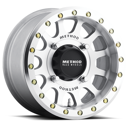 METHOD WHEELS | Aluminum Wheels 14x7 MR401 Beadlock UTV Bolt Pattern 4 On 156 Offset 13 Lip Size 1.97 Machined Raw Machined SL Method | MR40147046343B