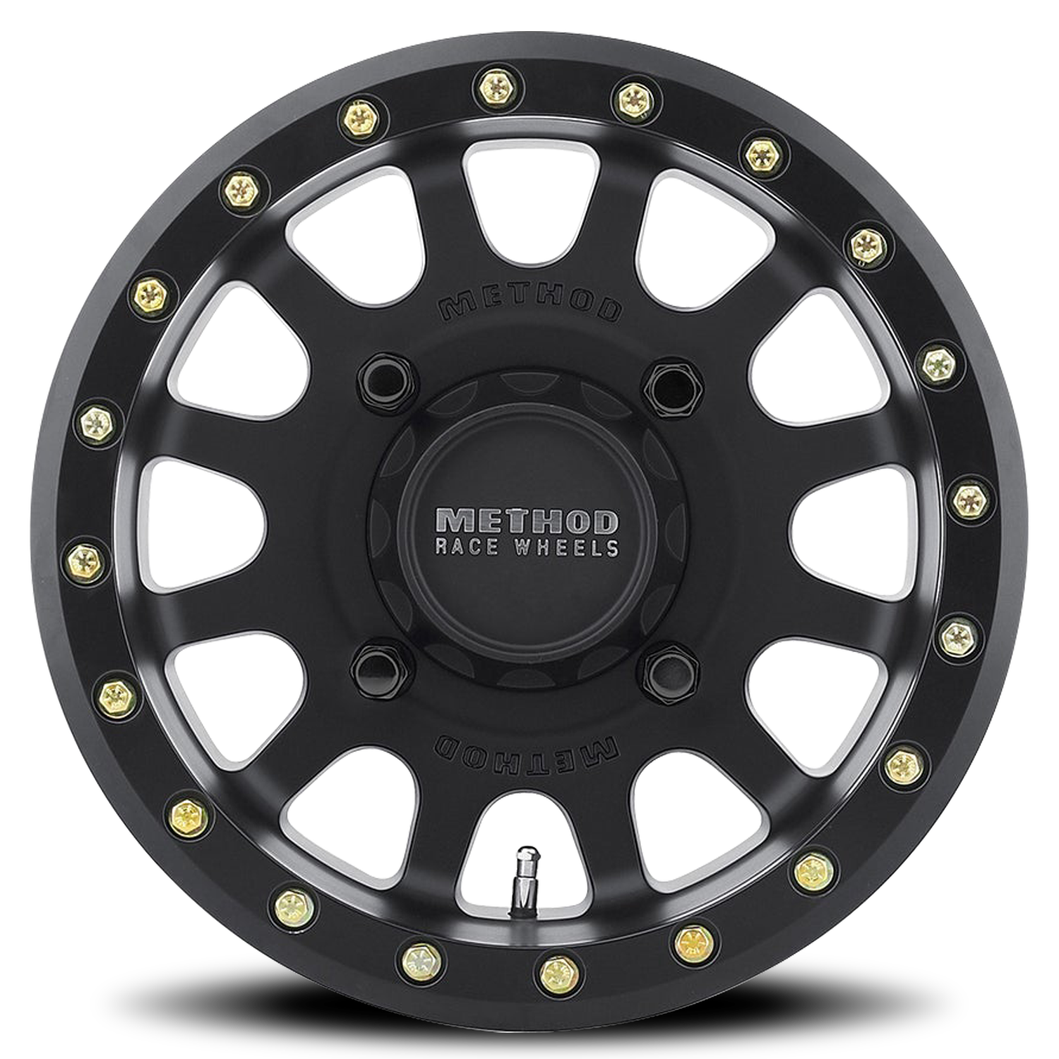 METHOD WHEELS | Aluminum Wheels 14x7 MR401 Beadlock UTV Bolt Pattern 4 On 156 Offset 13 Lip Size 1.97 Matte Black MB Method | MR40147046543B