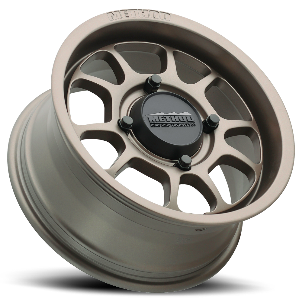 METHOD WHEELS | Aluminum Wheels 14x7 MR409 Bead Grip UTV Bolt Pattern 4 On 156 Offset 38 Lip Size 1.3 Steel Grey GY Method | MR40947046452