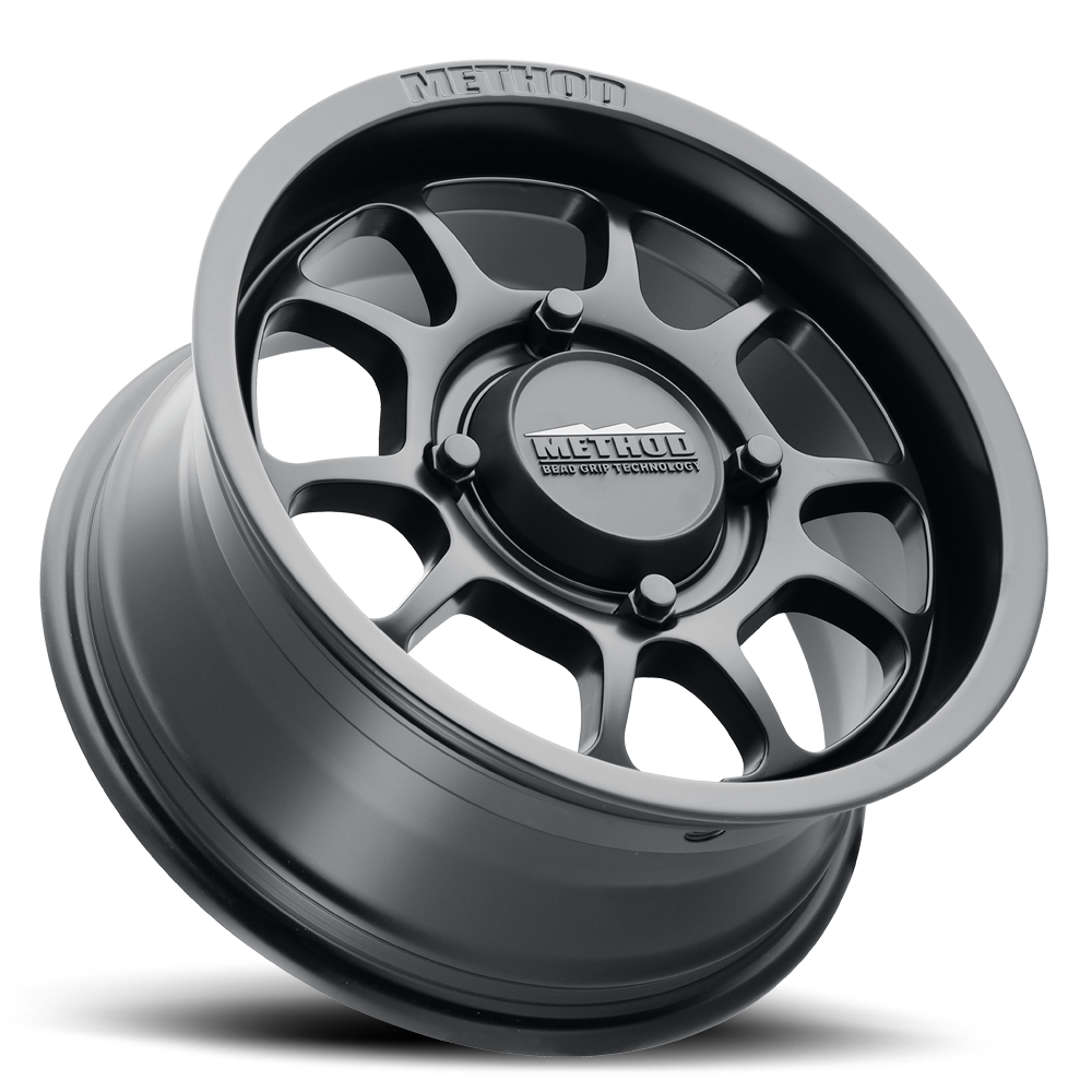 METHOD WHEELS | Aluminum Wheels 14x7 MR409 Bead Grip UTV Bolt Pattern 4 On 156 Offset 13 Lip Size 2.95 Matte Black MB Method | MR40947046543