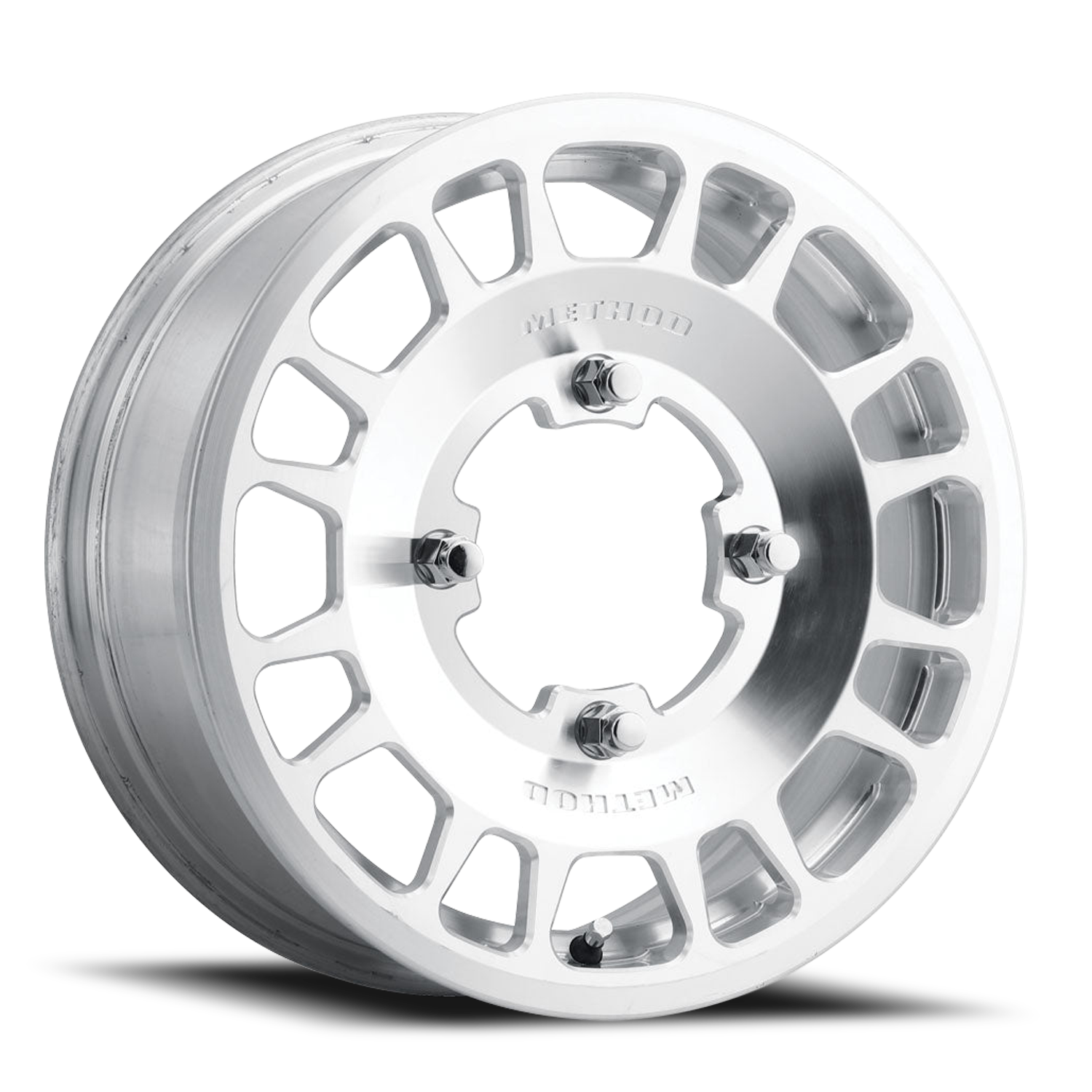 METHOD WHEELS | Aluminum Wheels 15x6 MR412 Beadlock UTV Bolt Pattern 4 On 156 Offset 51 Lip Size 0 Machined Raw Machined Method | MR41256046351